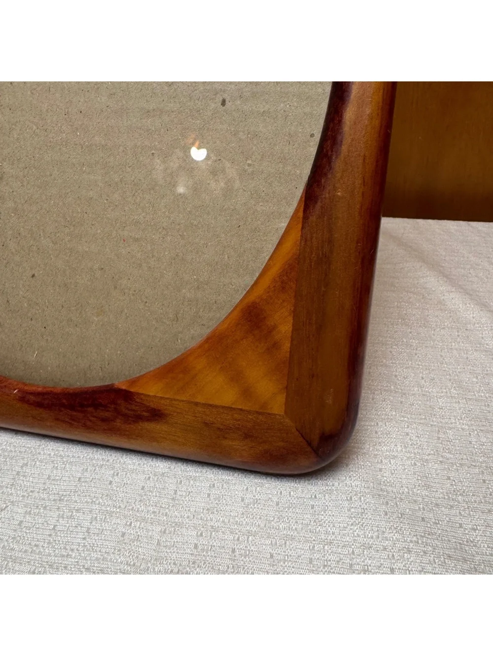 Vintage Fetco 8x10 Wood Picture Frame Oval Opening Rounded Corners
